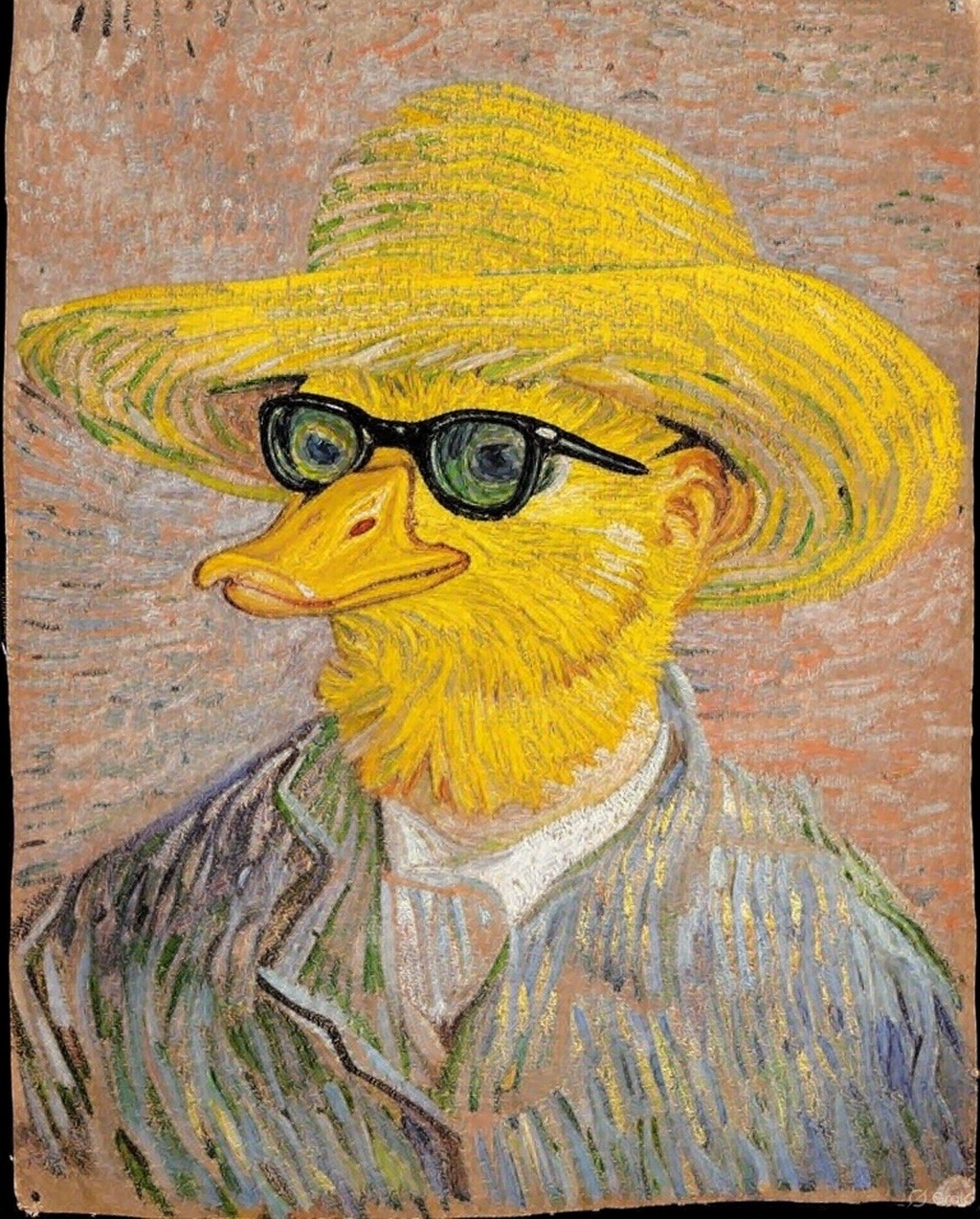 gogh duck gogh